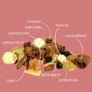Früchtetee Knuspertraum mit Apfel, Zimt & Mandeln – wie warmer Winterkeks in der Tasse