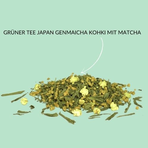 Japan Genmaicha Kohki mit Matcha – Grüner Tee mit geröstetem Reis | bazarlovers.com