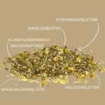 Kräutertee Magenperle lose Mischung mit Kamille, Pfefferminz, Baldrian und Ringelblumen