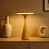 UFO Tischlampe kabellos, dimmbar mit Touch – Designleuchte in Weiß, Gelb oder Metallic-Orange bazarlovers.com