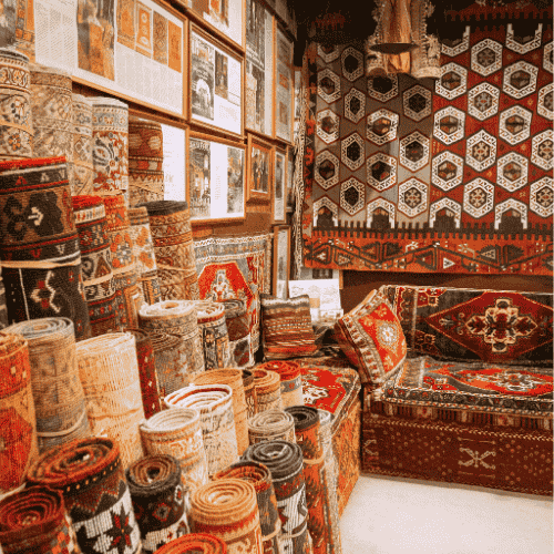 bazarlovers.com Teppiche Seide Wolle cotton kustfaser