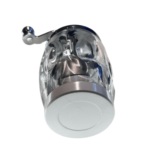 Saffron Mill – Four Corners3 Sechseckige Safranmühle Wabe für Safran Moderne Gewürzmühle mit Wabenstruktur Safranmühle sechseckig aus Glasbazarlovers.com