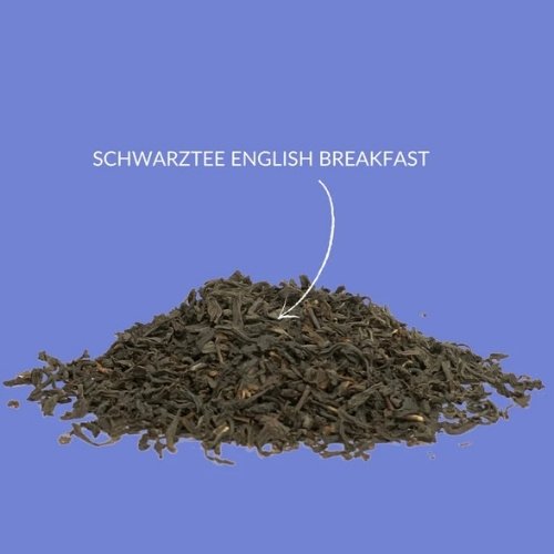 English Breakfast – klassische Schwarztee-Mischung in Tasse.