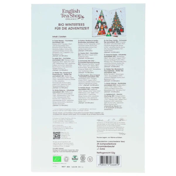 adventskalender-teebuch-bio-24-x-chai-fruchtetee-krautertee-in-pyramidenbeutel-746336.webp – Teebuch Adventskalender 2025 Frontansicht