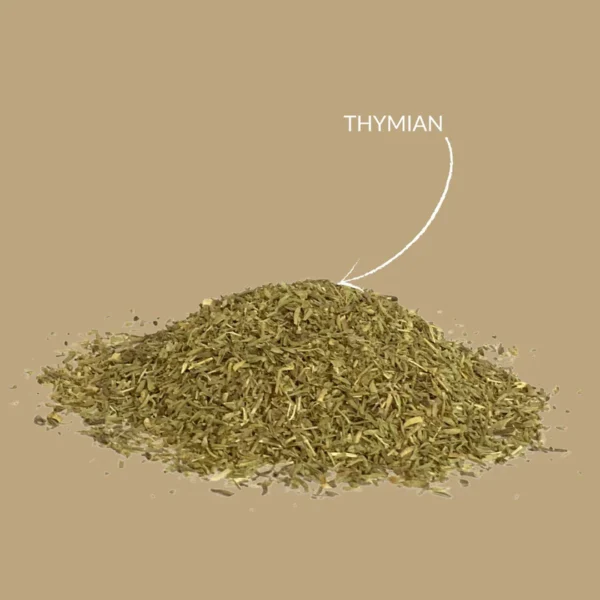 Thymian lose – naturreiner Kräutertee – bazarlovers Getrockneter Thymian – aromatischer Tee – bazarlovers Thymiantee – goldgelber Aufguss – bazarlovers