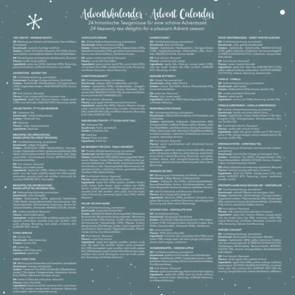 tee-adventskalender-himmlische-teegenusse-2024-832482 weinnachten- Willkommen bei BazaarLovers.com 🛍️ Dein bunter Online-Basar für alles, was das Leben schöner macht: